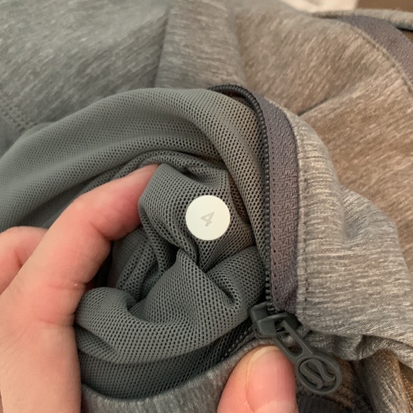 Lululemon Grey Zip Up - Picture 6 of 6